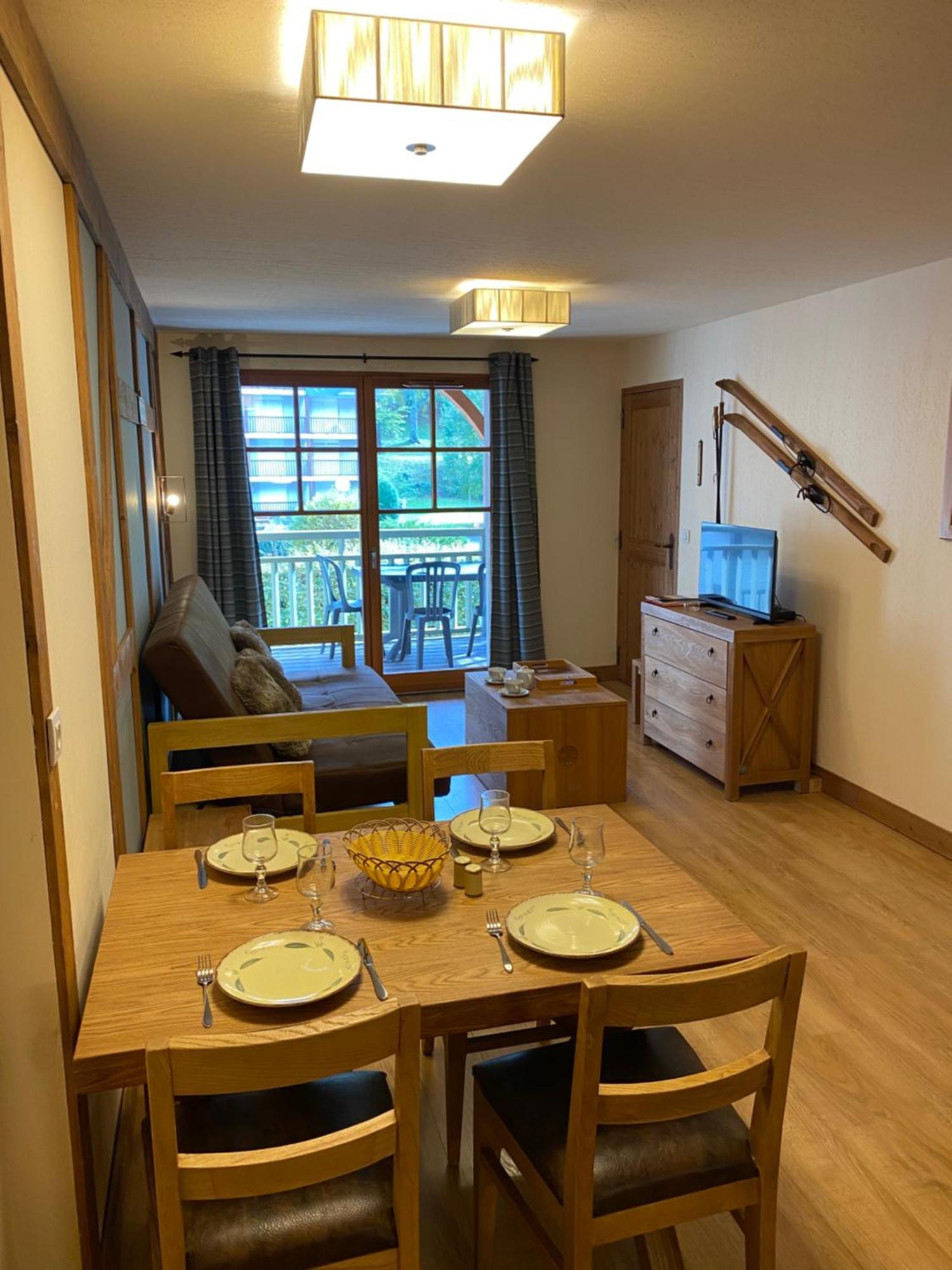Appartement T2+Coin Nuit 6 Pers Residence De Cami Real Au Centre Du Village De Saint Lary Soulan Avec Piscine Interieure+ Sauna Et Hammam Eksteriør bilde