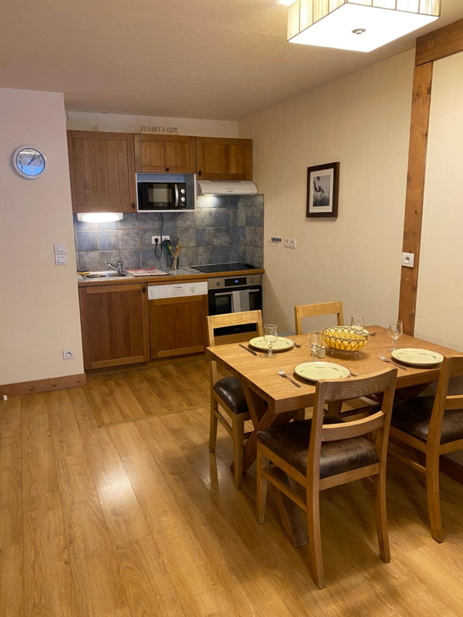 Appartement T2+Coin Nuit 6 Pers Residence De Cami Real Au Centre Du Village De Saint Lary Soulan Avec Piscine Interieure+ Sauna Et Hammam Eksteriør bilde